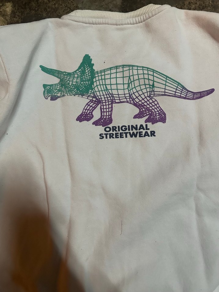 Beyaz Uzun Kollu çocuk Sweatshirt - Görsel 3