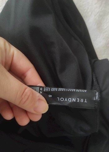 Düğmeli Siyah Gotik Askılı Mayo - Görsel 6