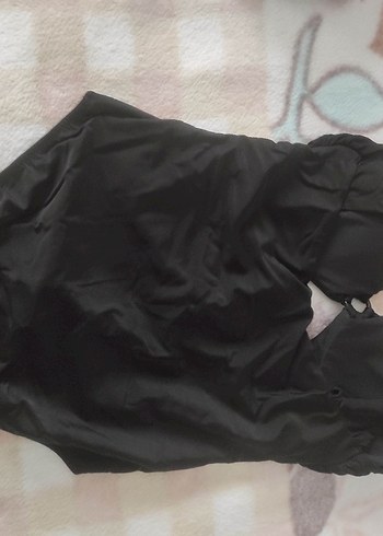 Düğmeli Siyah Gotik Askılı Mayo - Görsel 4