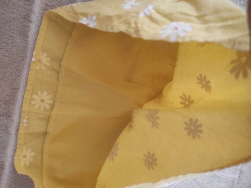 Sarı Baskılı Bebek Önlüğü 9 Ay/M - Görsel 3