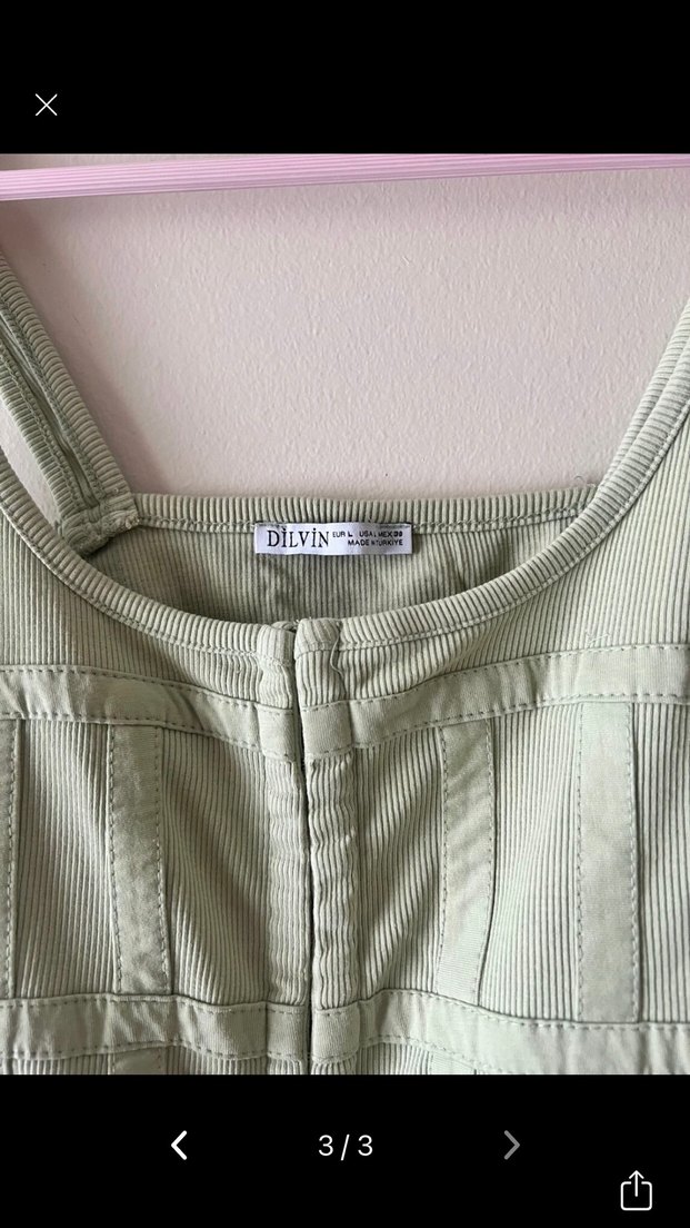 dilvin soft yeşil önü kopçalı Askılı Büstiyer - Görsel 2