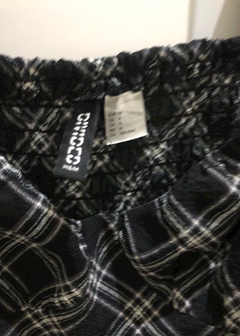 Balon Kol ve Kareli Midi Elbise - Görsel 3