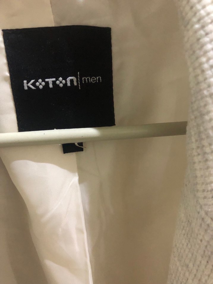 Açık Gri Erkek Koton Blazer Ceket - Görsel 2