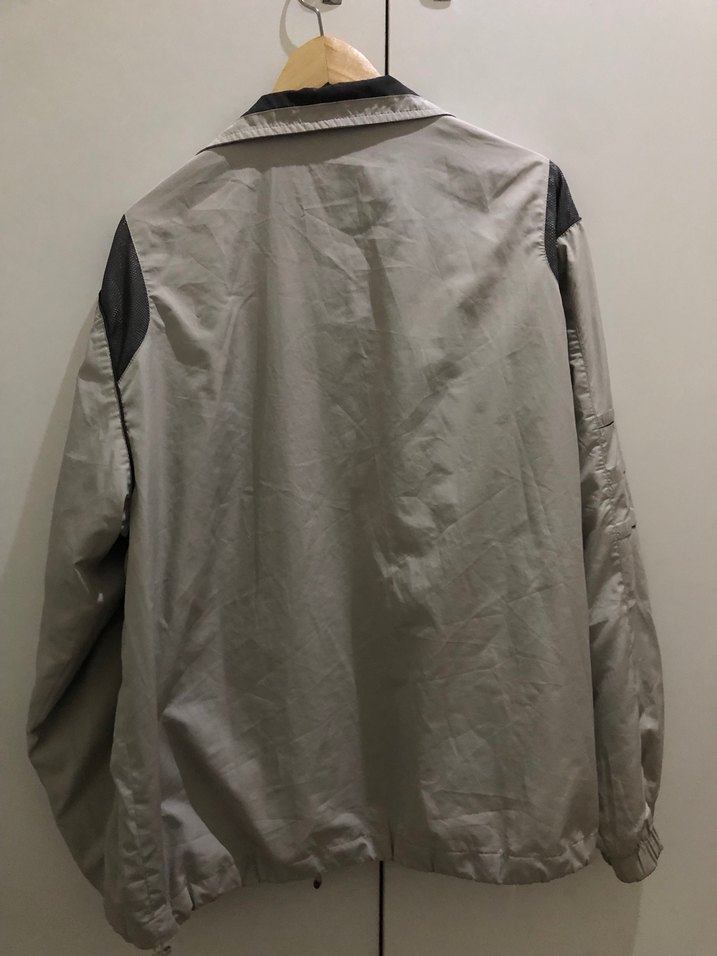 Dagi Marka Gri Yüksek Yakalı Fermuarlı Erkek Yağmurluk - Görsel 2