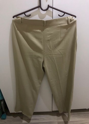 Tymilla Bej Regular Fit Kadın Kumaş Pantolon - Görsel 2