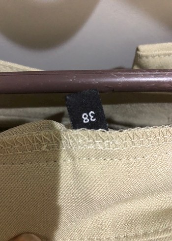 Tymilla Bej Kadın Kumaş Pantolon - Görsel 3