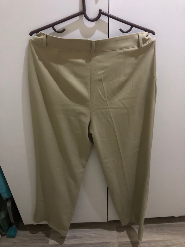 Tymilla Bej Kadın Kumaş Pantolon - Görsel 2