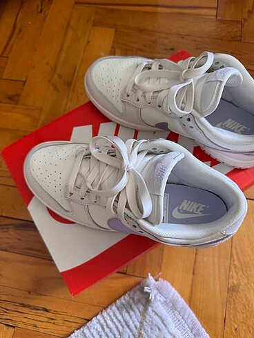 36,5 Beden beyaz Renk Nike 36.5 Dunk Low essential trend mor