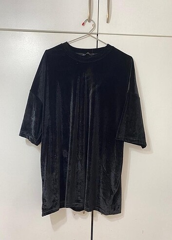Oversize Kadife T-shirt