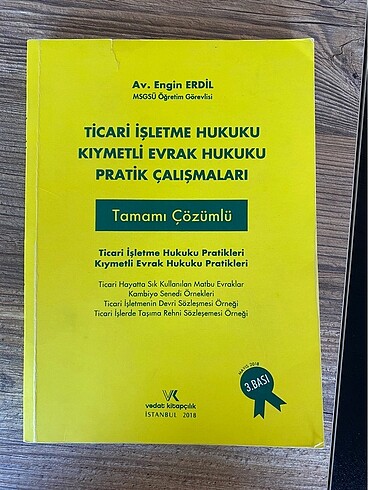 Ticaret hukuku pratik çalışma