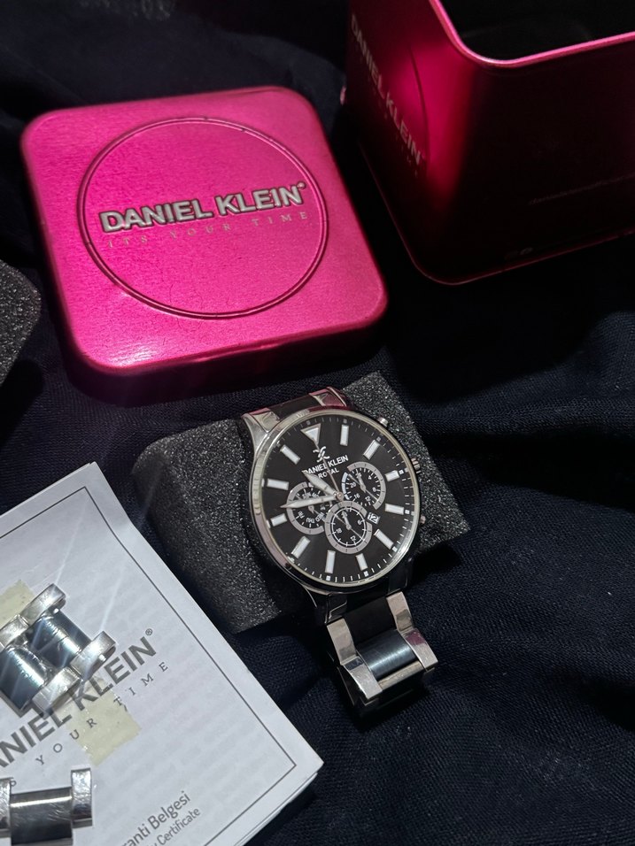 Daniel Klein Siyah Erkek İş Saati - Görsel 4