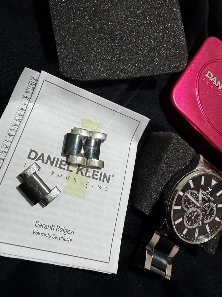 Daniel Klein Siyah Erkek İş Saati - Görsel 2