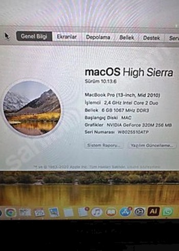 MacBook Pro 13 İnc 2010 model - Görsel 3