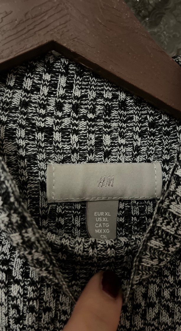 Gri Uzun Kollu Triko Elbise - Görsel 3