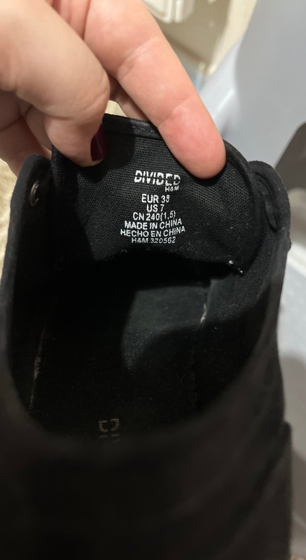 Siyah Platform Topuklu Kadın Spor Ayakkabı - Görsel 3