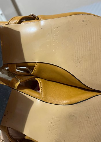 Bej Tokalı Kadın Klasik Topuklu Ayakkabı - Görsel 3