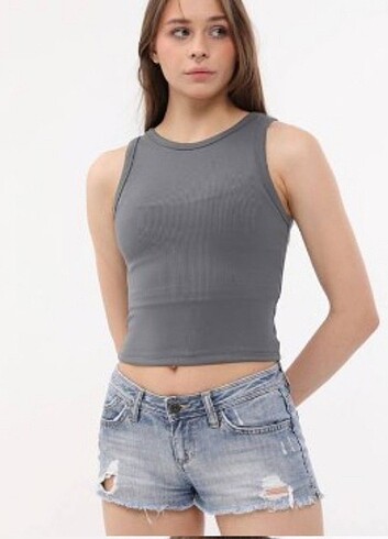 Halter yaka fitilli atlet