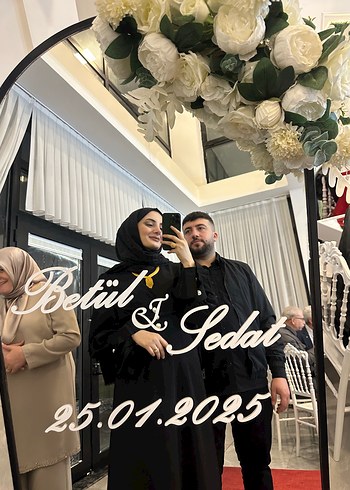 Diğer Düğmeli Siyah Uzun Kadın Elbise