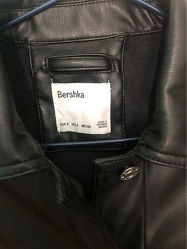 s Beden Bershka deri ceket