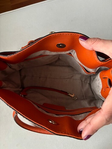 Beden turuncu Renk Turuncu taş gibi michael Kors çanta