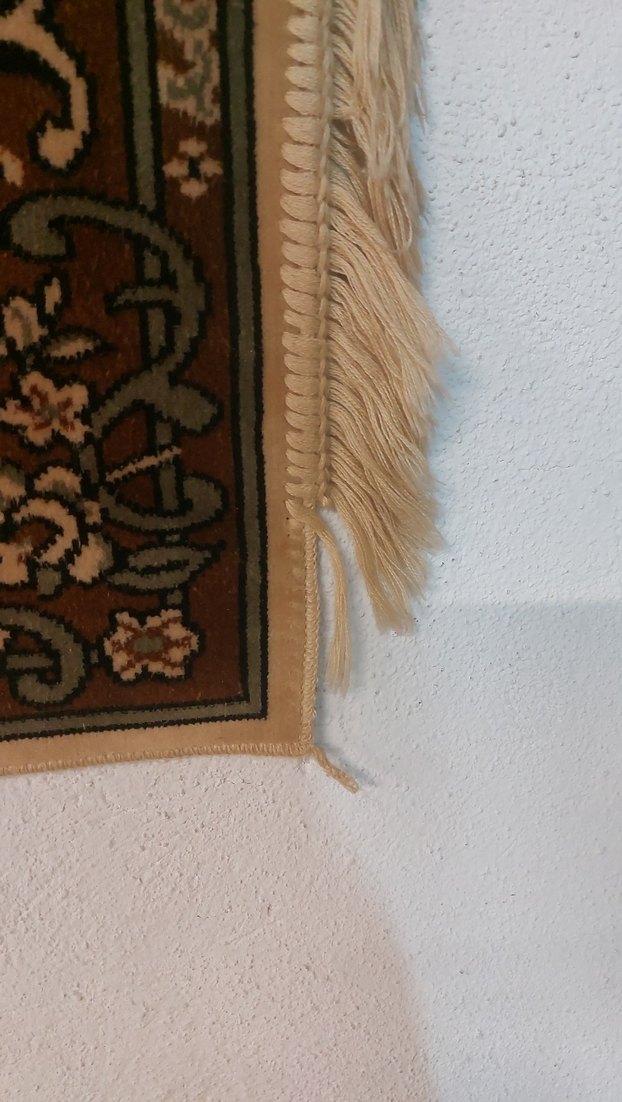 Koyu Kahverengi Desenli Geleneksel Duvar Halısı - Görsel 5