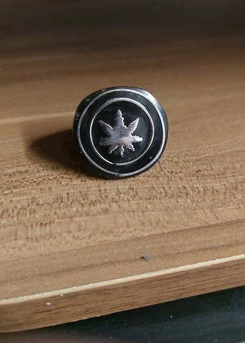 gümüş işlemeli plastik yüzük - Görsel 4