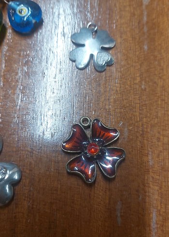 Bohem Çok Renkli Boncuklu Çocuk Takı Seti 6 Adet KOLYE ucu - Görsel 4