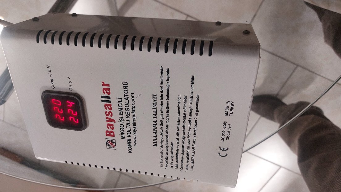Baysallar Kombi Voltaj Regülatörü Beyaz - Görsel 3