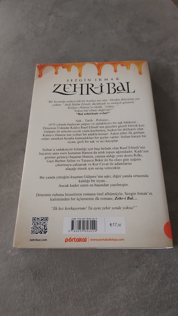 Zehr-i Bal - Sezgin Irmak Roman Kitap - Görsel 2