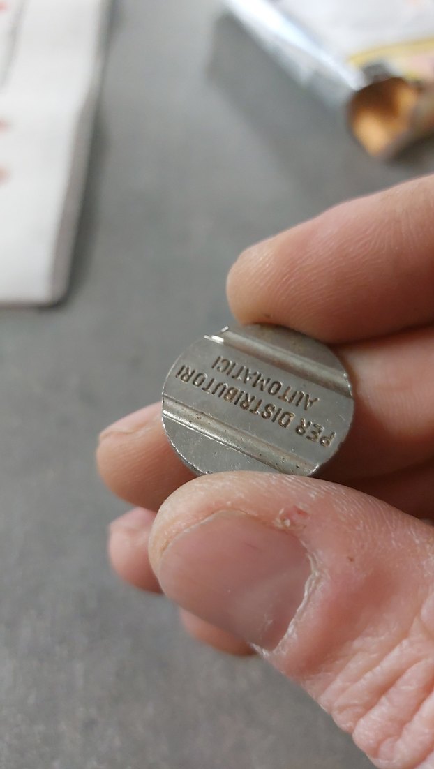 Gri Vintage Erkek Rozet jeton - Görsel 3