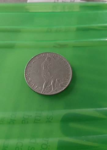 Vintage 1973 2½ Lira Gri Rozet - Görsel 2