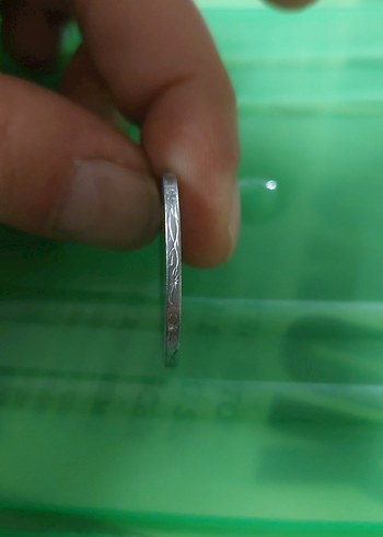 Vintage 1973 2½ Lira Gri Rozet - Görsel 3