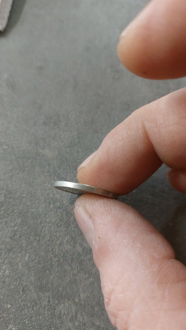 Gri 100 Bin Lira Madeni Para Rozeti - Görsel 3