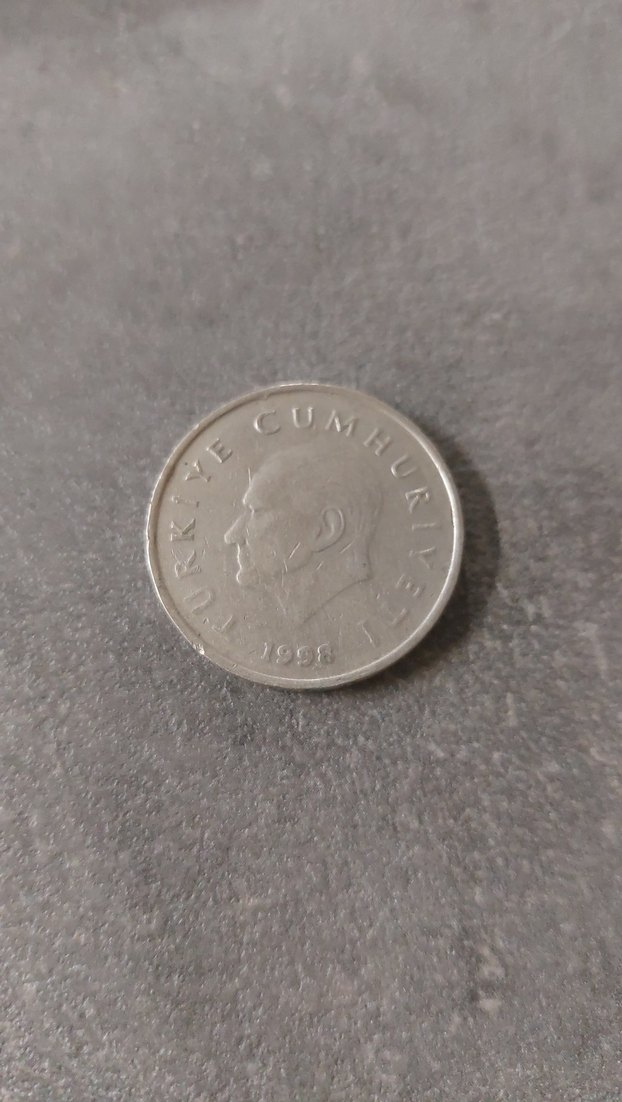 Gri Vintage 50 Bin Lira Rozeti - Görsel 2
