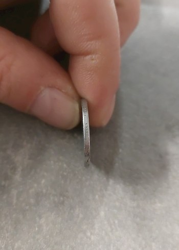 1976 Vintage 25 Kurus Gri Madeni Para - Görsel 3