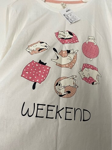 xl Beden beyaz Renk Pijama takımı