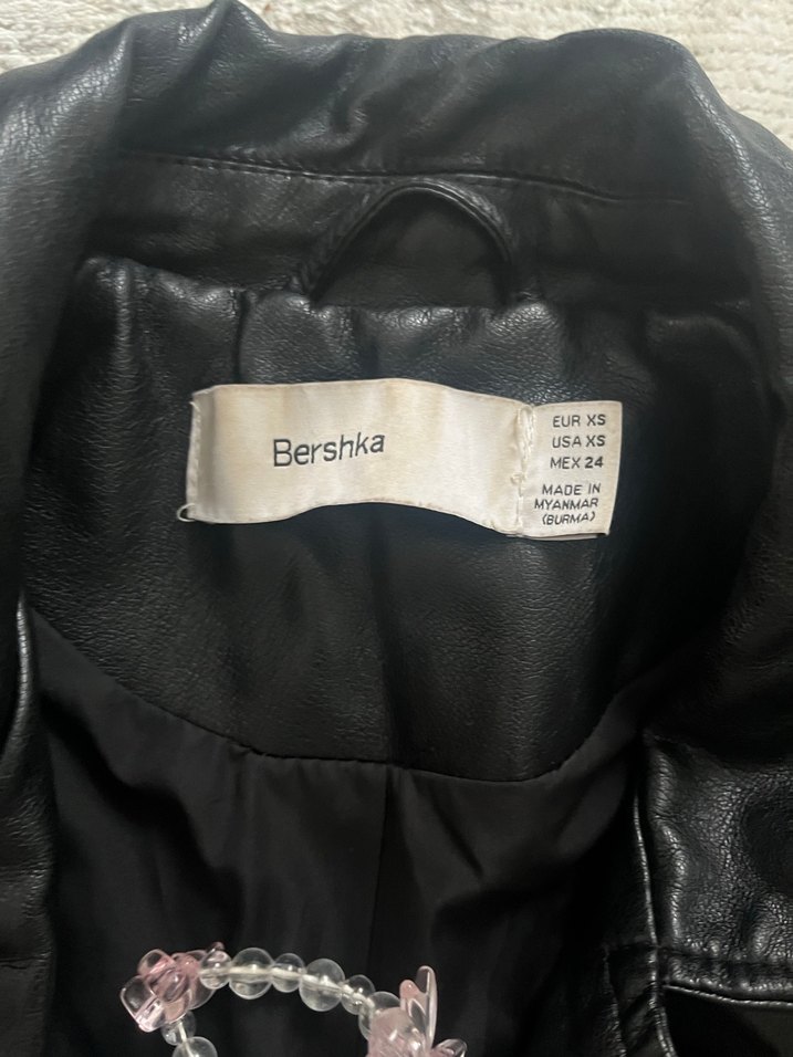 Bershka deri ceket - Görsel 3