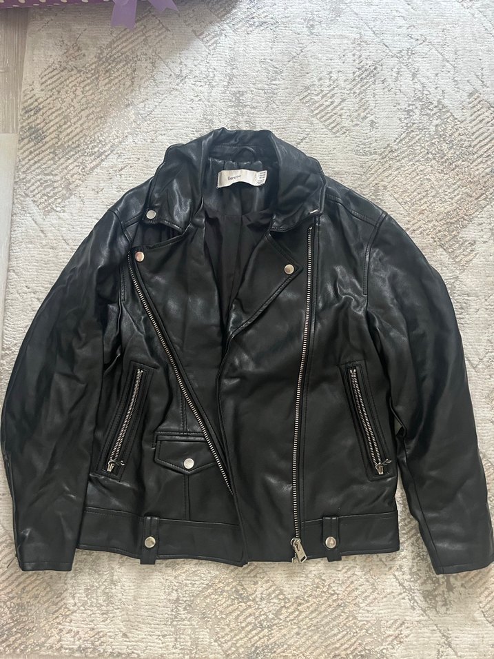 Bershka deri ceket - Görsel 2