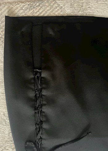 Siyah Saten Etek - Görsel 4