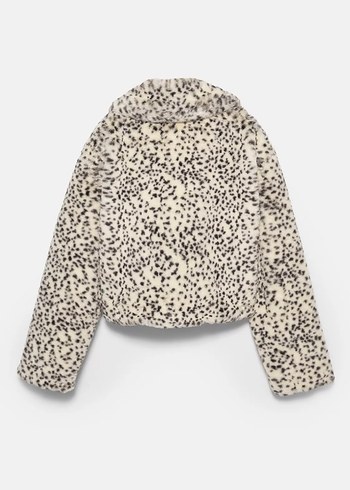 Desenli Kürk Ceket - Görsel 3