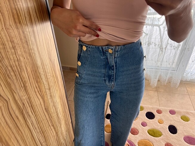 Zara etiketli pantolon