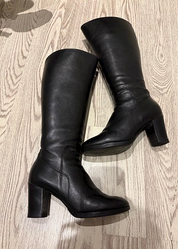 Igi&Co marka İtalyan siyah deri çizme - Görsel 9