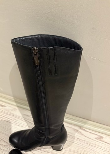 Igi&Co marka İtalyan siyah deri çizme - Görsel 7