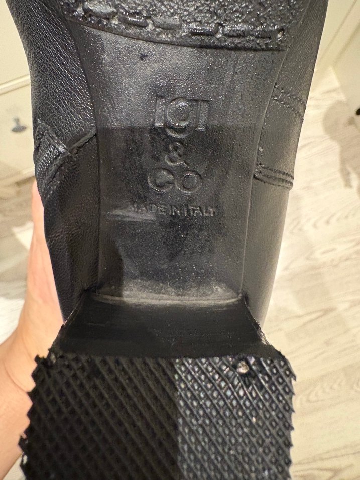 Igi&Co marka İtalyan siyah deri çizme - Görsel 4