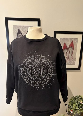 Mavi Marka Siyah Sweatshirt - Görsel 13