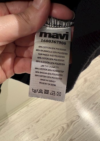 Mavi Marka Siyah Sweatshirt - Görsel 6