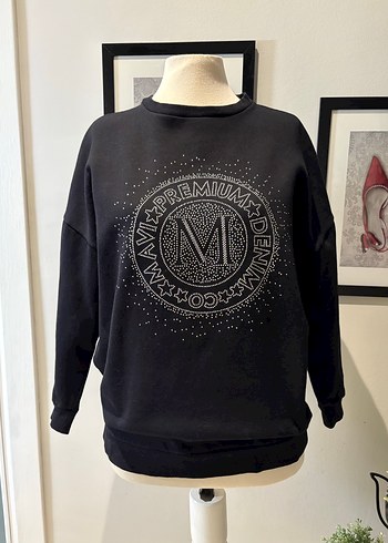 Mavi Marka Siyah Sweatshirt - Görsel 9