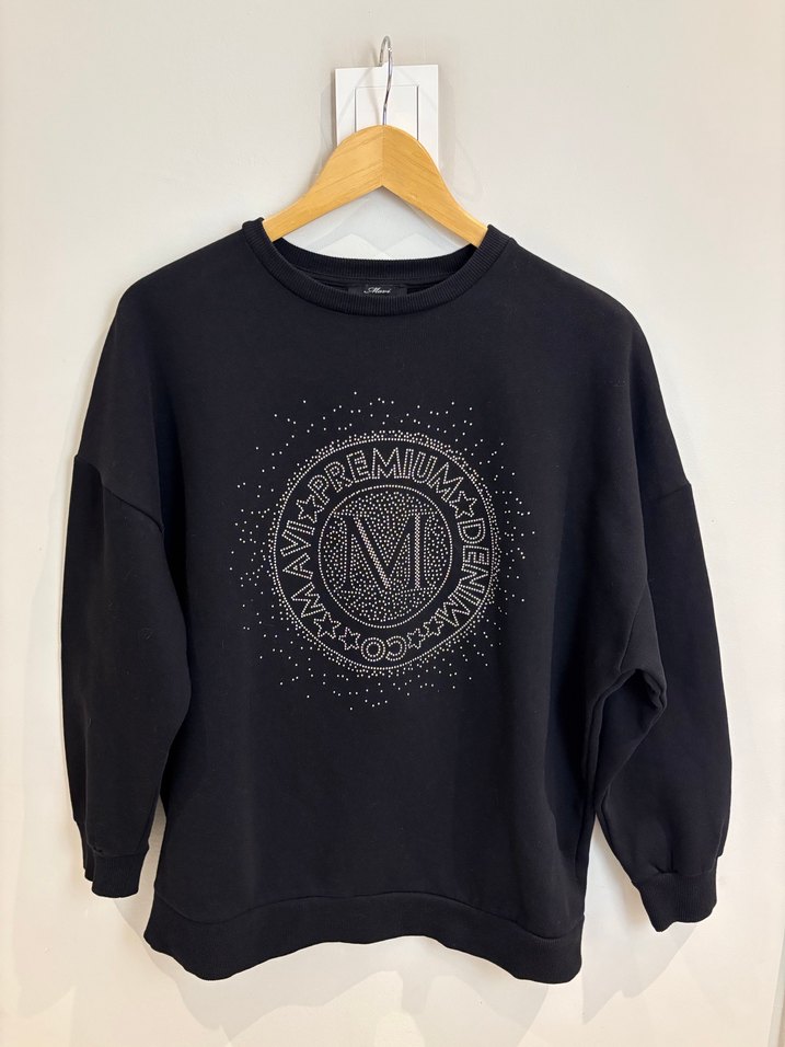Mavi Marka Siyah Sweatshirt - Görsel 2