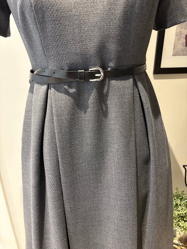 İPEKYOL Marka Gri Midi Boy Elbise - Görsel 5