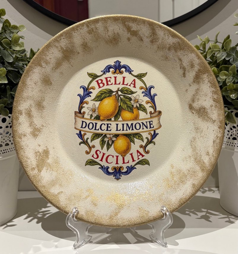 DOLCE LIMONE Dekoratif Tabak - Görsel 3